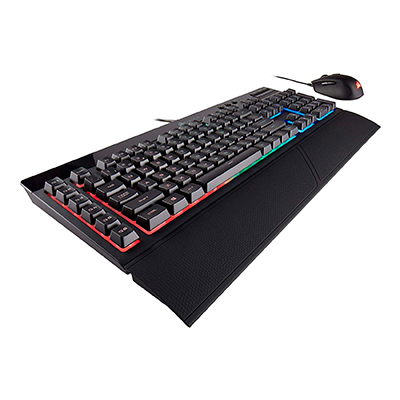 Corsair Gaming K55 + HARPOON RGB Gaming Tastatur und Maus Combo