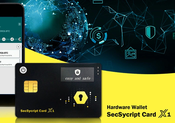 SecSycript Card X1 Krypto-Hardware-Wallet