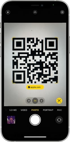 QR-Code iPhone scannen