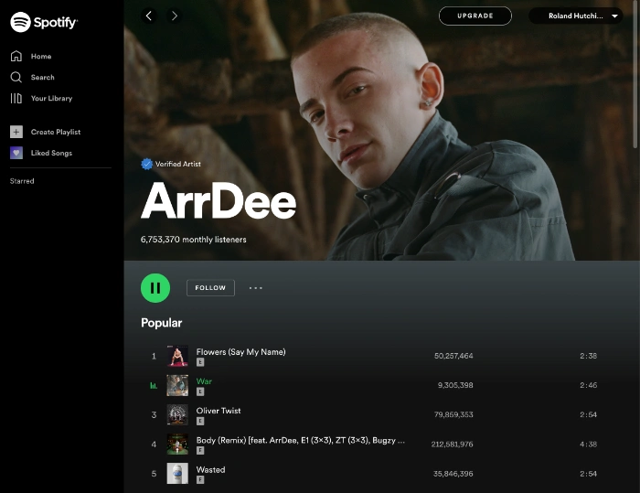 Spotify-Webplayer