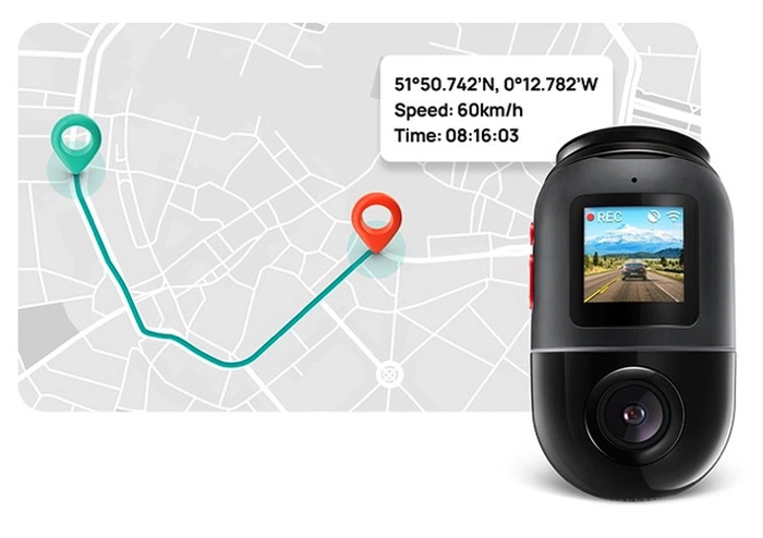 GPS-Standort-Dashcam