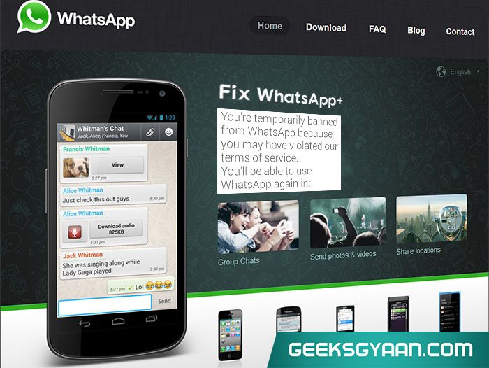 Jak naprawić - jesteś tymczasowo zbanowany z WhatsApp