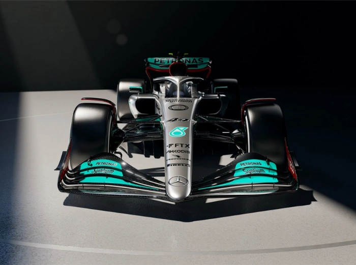 2022 Mercedes AMG Petronas Formel-1-Auto enthüllt