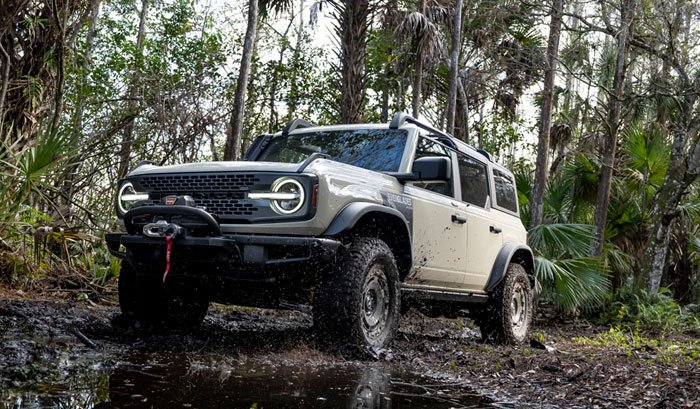 Ford Bronco Everglades ist nur für Reservierungsinhaber