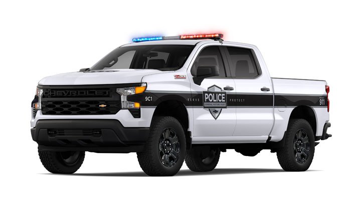 Polizei-Verfolgungsfahrzeug Chevrolet Silverado enthüllt