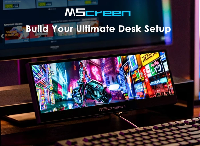 MScreen mini 14,1 Zoll ultrabreites tragbares Display