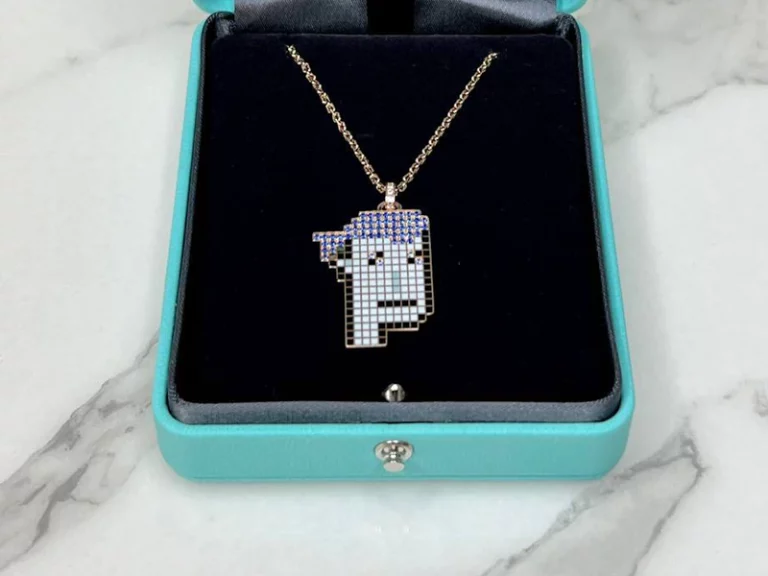 Die Schmuckmarke Tiffany and Co. stellt CryptoPunk-Halsketten im Wert von 50.000 USD vor
