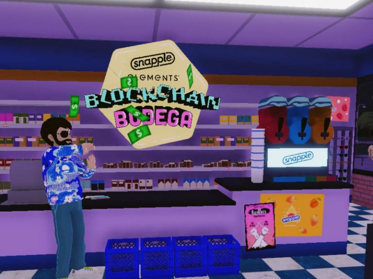 Snapple hat eine Bodega in der Metaverse gegründet