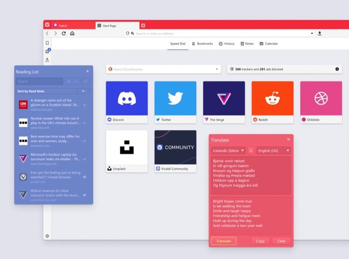 Der Vivaldi 5.5-Webbrowser bringt ein neues Aufgabenfenster