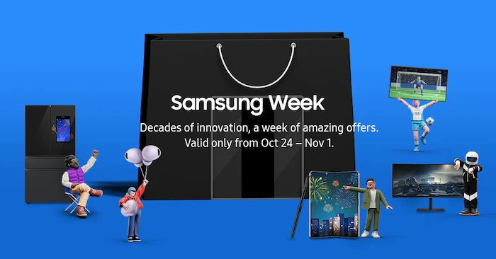 Samsung Week bietet Rabatte auf Smartphones, Fernseher, Gaming-Monitore und mehr