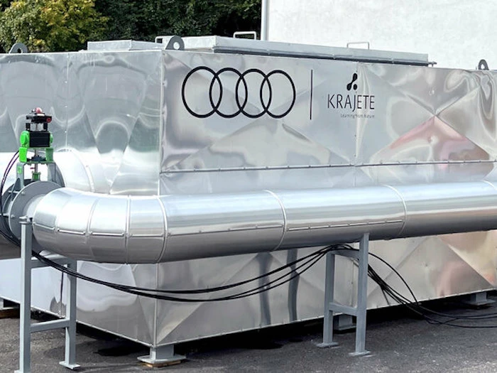 Technologie von Audi und Krajete zur Entfernung von CO2