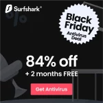 Sparen Sie 84 % bei Surfshark Antivirus