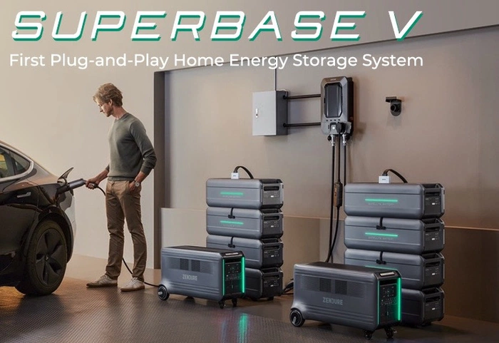 SuperBase V Plug & Play-Energiespeicher für Zuhause