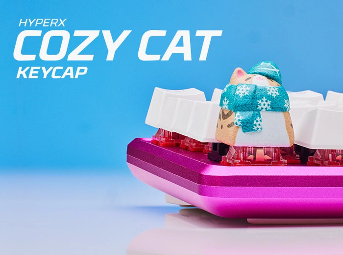 HyperX Coco the Cozy Cat Sammelbare Tastenkappen
