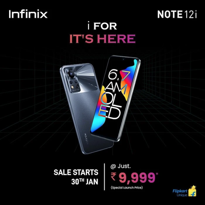 Infinix Note 12i Smartphone in Indien eingeführt