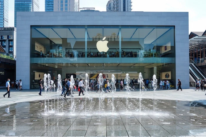 Umsatz von Apple im ersten Quartal um 5 % im Jahresvergleich gesunken